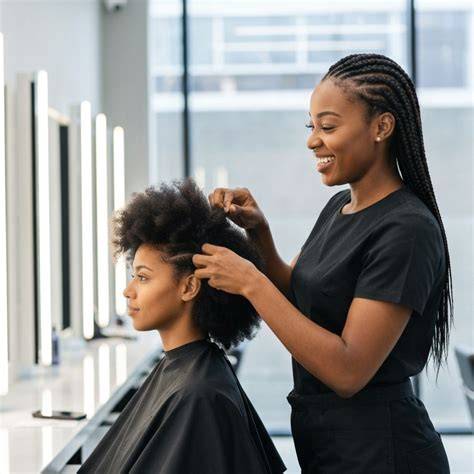 afro hairstyle salon map visualization