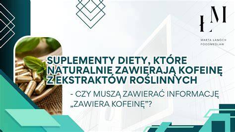 Wcierki składające się z kofeiny i roślinnych ekstraktów