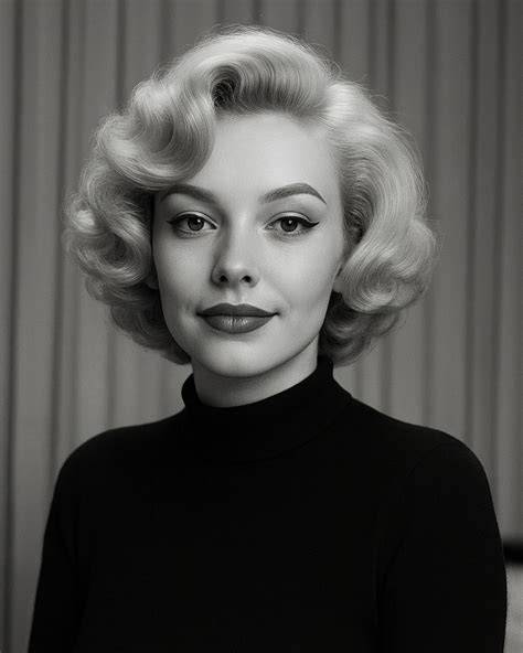 retro bob ikonika włosów marilyn