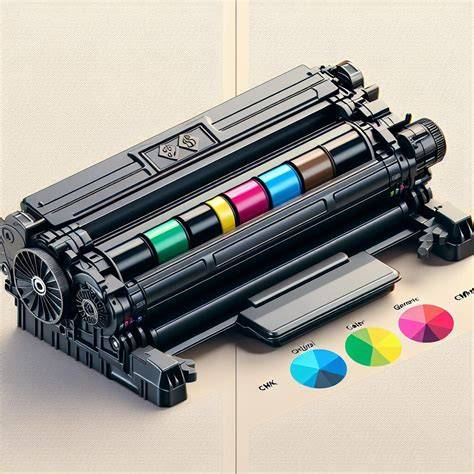 infor graficzny cztery tonery CMYK kompatybilne